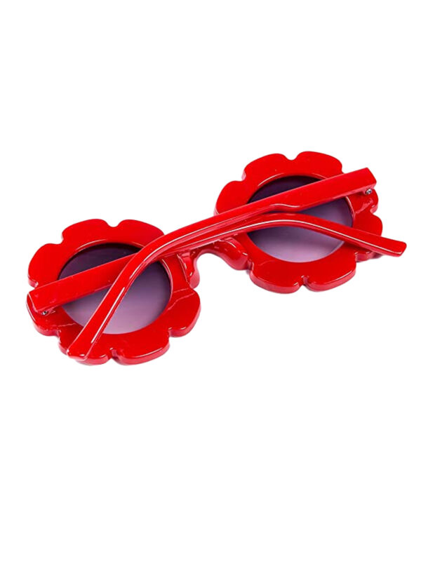 Sun Flower kids sunglasses Red - Image 5