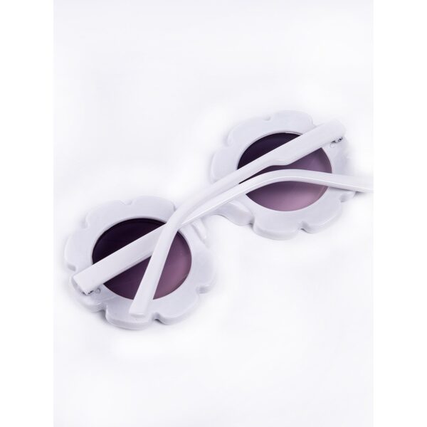 Sun Flower kids sunglasses white - Image 3