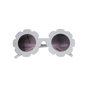 Sun Flower kids sunglasses white